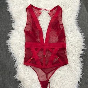 Honey Birdette Belinda red xs